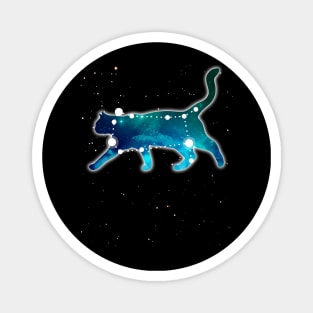 Gemini Zodiac Sign Astrology Constellation Cat Lover Pet T-Shirt Magnet